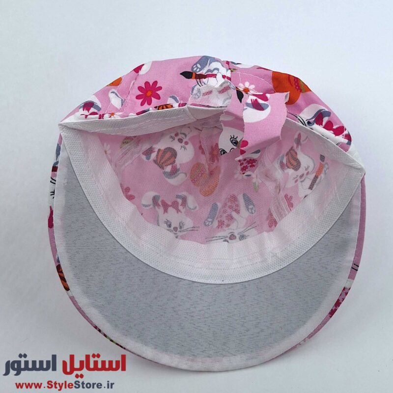 کلاه آفتابگیر بچگانه مدل خرگوش نقاش کد 1298