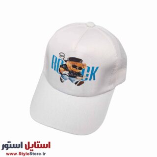 کلاه کپ بچگانه مدل PT-ROCK کد 1204 رنگ سفید