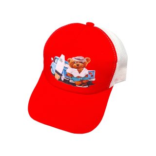 کلاه کپ بچگانه مدل VANT-TED کد 1213 رنگ قرمز