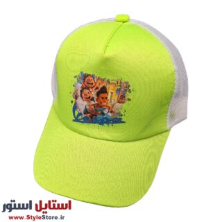 کلاه کپ بچگانه مدل VESPEA کد 1199 رنگ فسفری