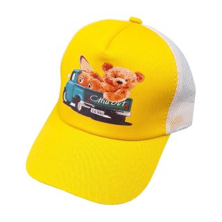 کلاه کپ بچگانه مدل INVANT-TED کد 1238 رنگ زرد