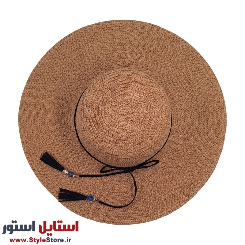 کلاه ساحلی زنانه مدل نگینی