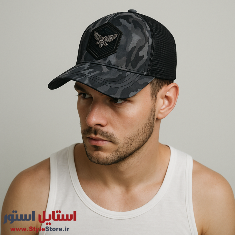 کلاه کپ مدل عقاب فلزی کد 1332