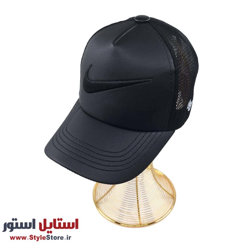 کلاه کپ چرمی نایک کد 1334