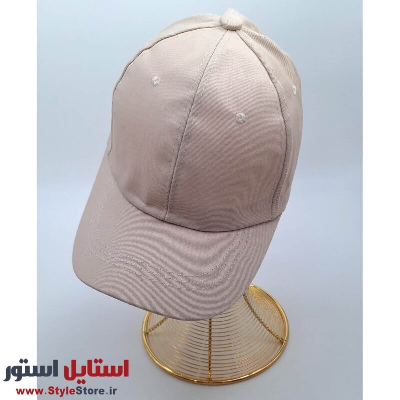 کلاه کپ مدل ساده کتان کد 1356