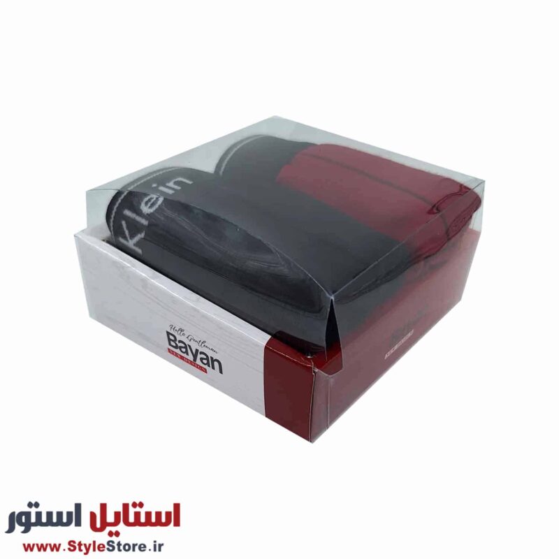 شورت مردانه مدل نیم پا کد GHME مجموعه 2 عددی