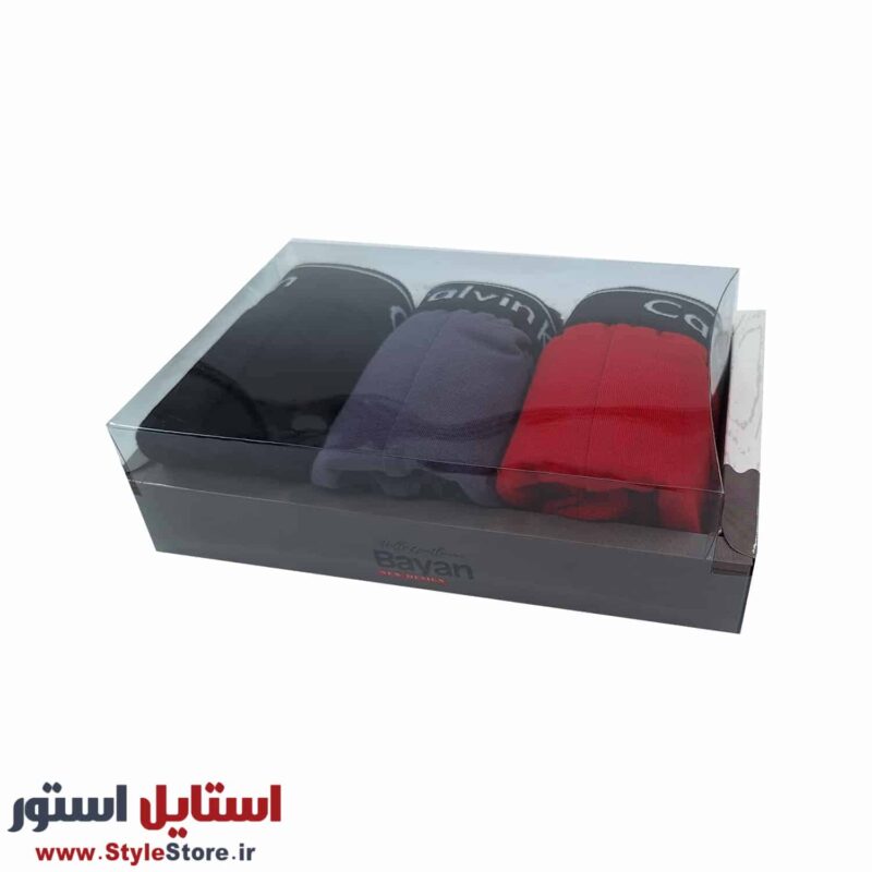 شورت مردانه مدل اسلیپ کد GHMETO مجموعه 3 عددی