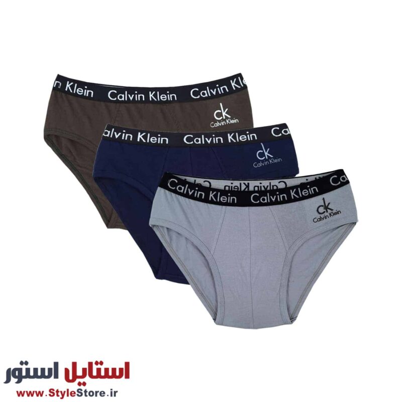 شورت مردانه اسلیپ طرح KELVIN CELINE کد TOSASO مجموعه 3 عددی