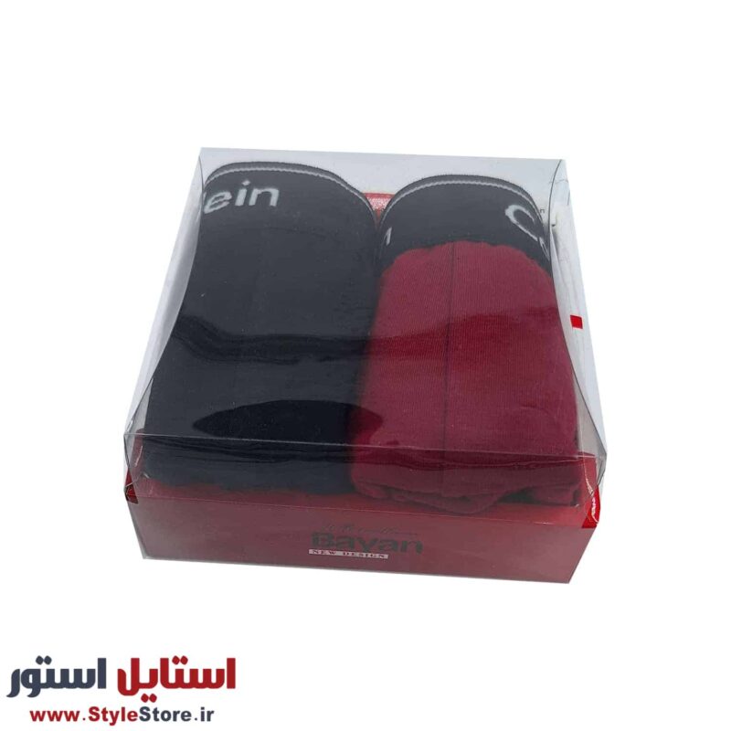 شورت مردانه کلوین کلاین بایان نیم پا کد GHME مجموعه 2 عددی