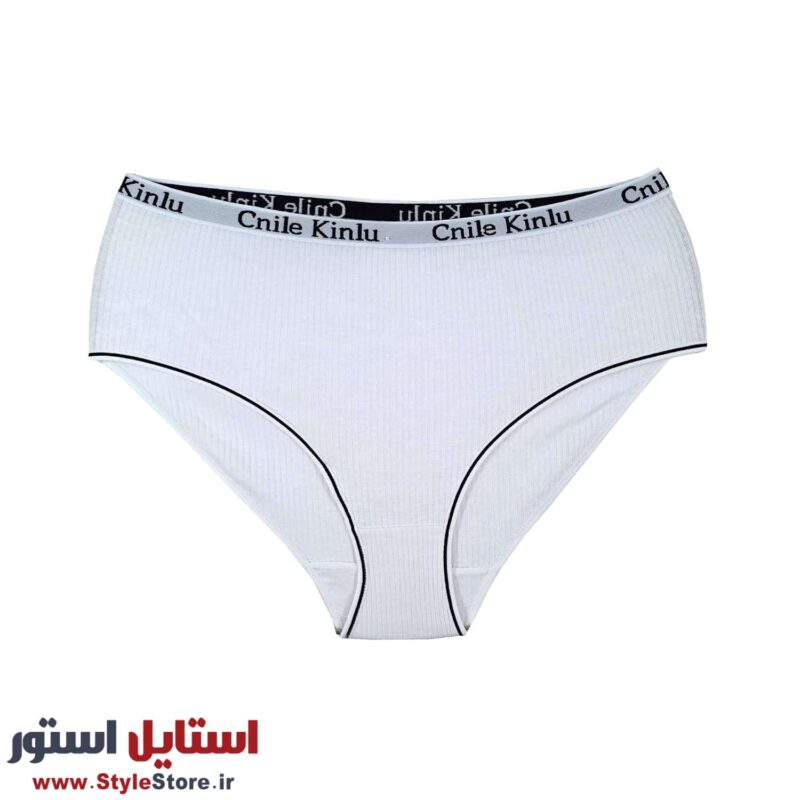 شورت زنانه مدل کبریتی بلند رنگ سفید