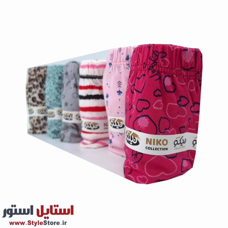 شورت زنانه نیکو مدل سوپر پنبه مجموعه 6 عددی