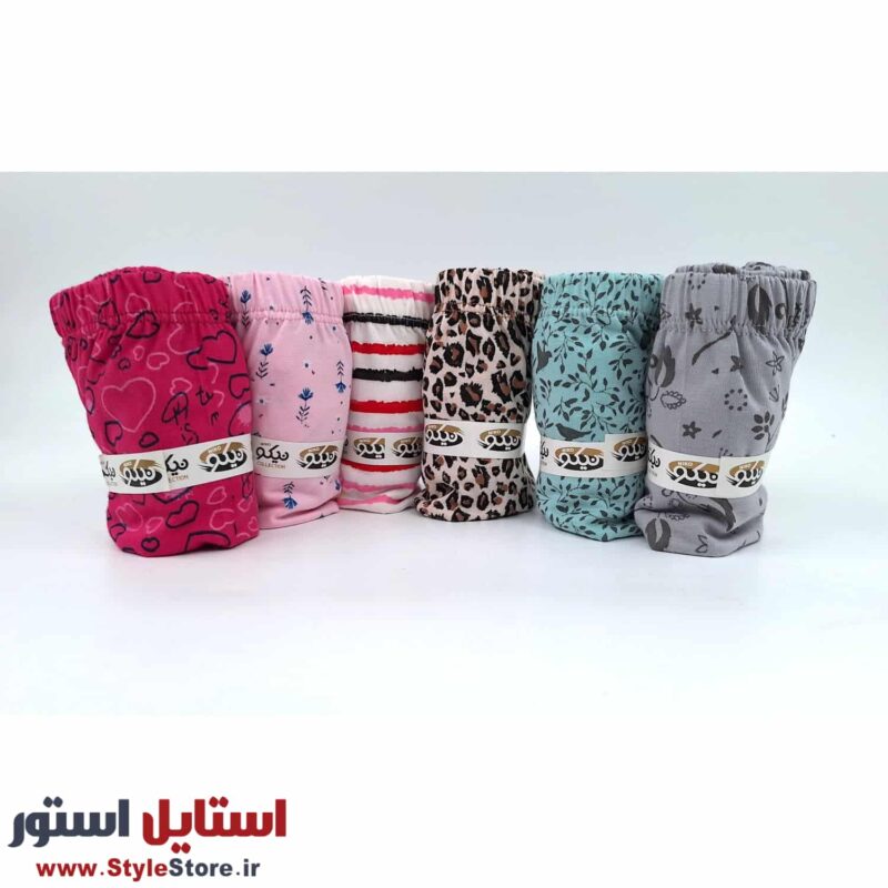 شورت زنانه نیکو مدل سوپر پنبه مجموعه 6 عددی