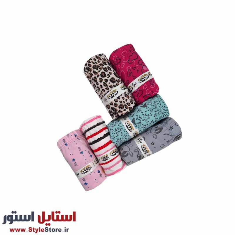 شورت زنانه نیکو مدل سوپر پنبه مجموعه 6 عددی
