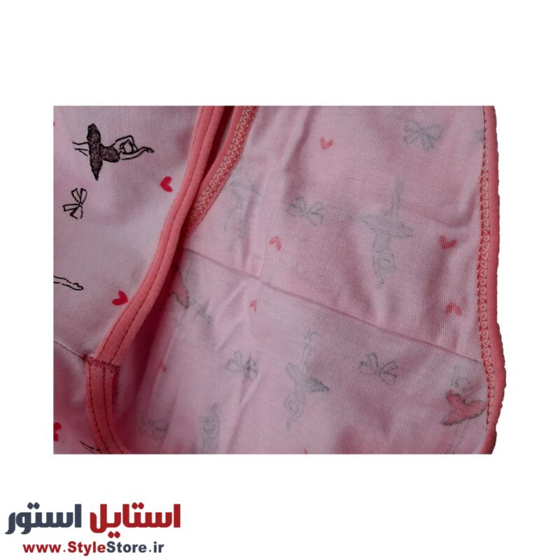 شورت زنانه طرح رقص باله کد 1363 رنگ صورتی