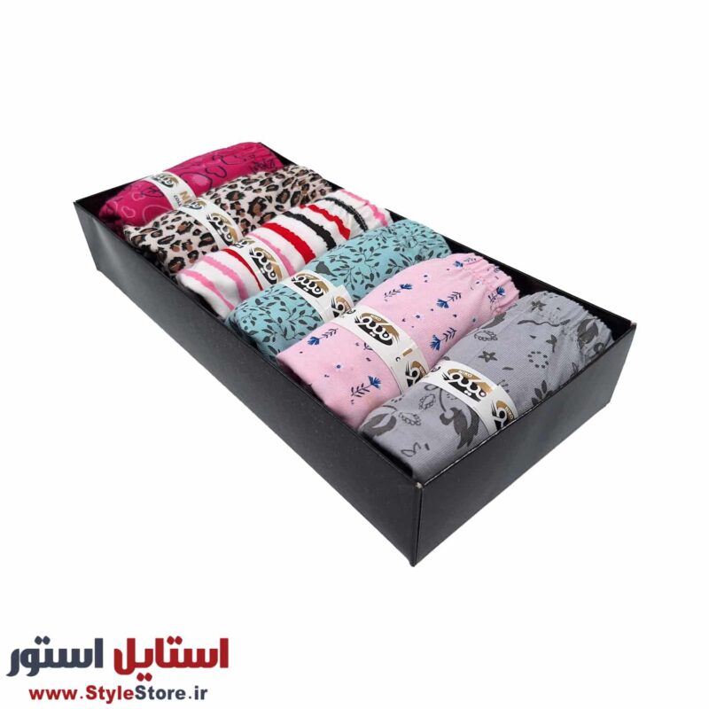 شورت زنانه نیکو مدل سوپر پنبه مجموعه 6 عددی