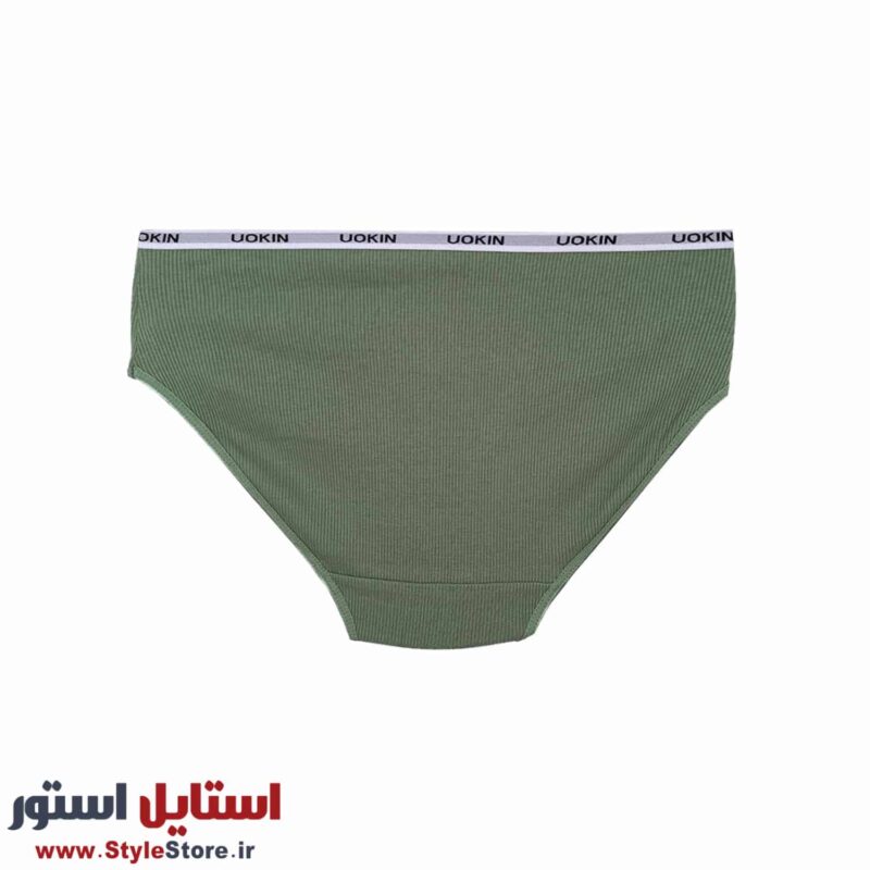 شورت زنانه طرح چتر رنگ سبز