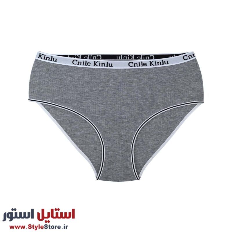 شورت زنانه مدل کبریتی بلند رنگ طوسی