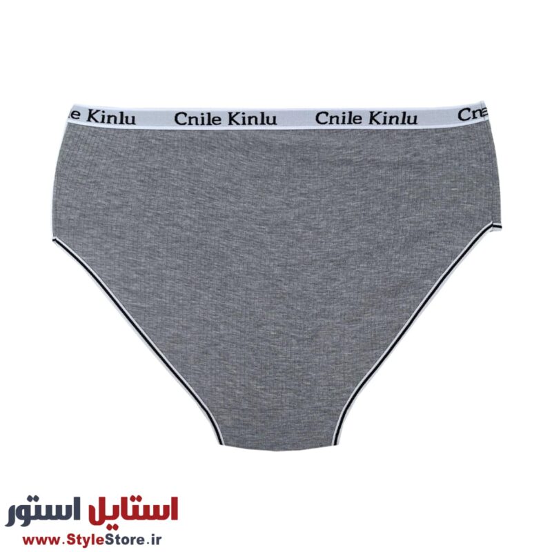 شورت زنانه مدل کبریتی بلند رنگ طوسی