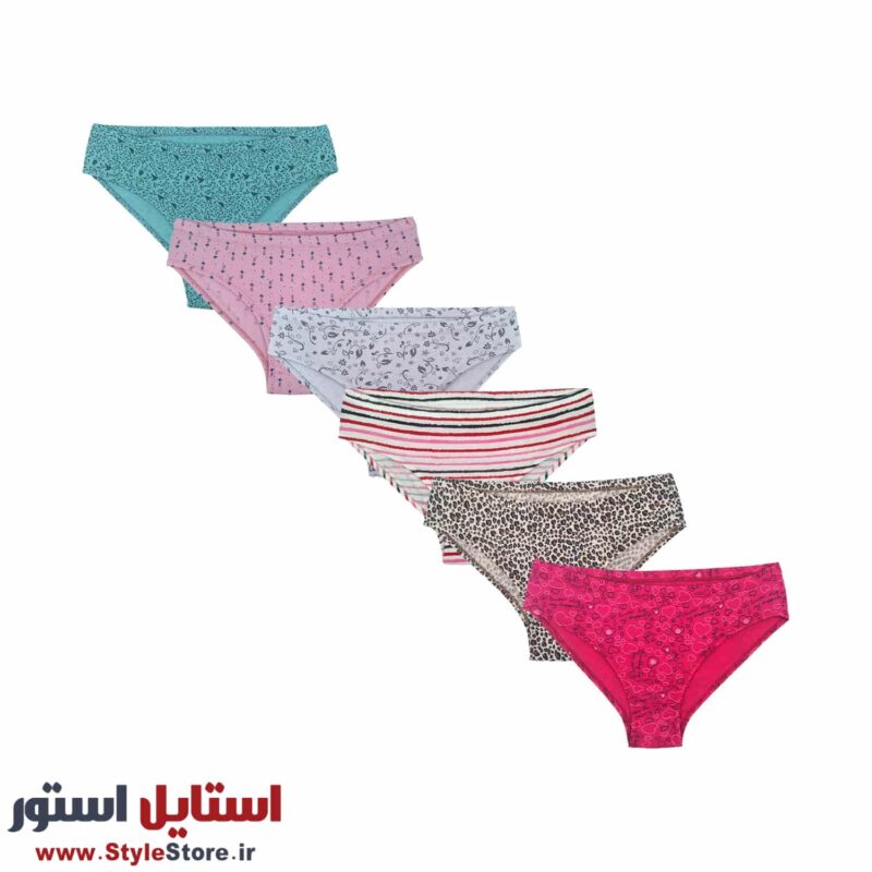 شورت زنانه نیکو مدل سوپر پنبه مجموعه 6 عددی