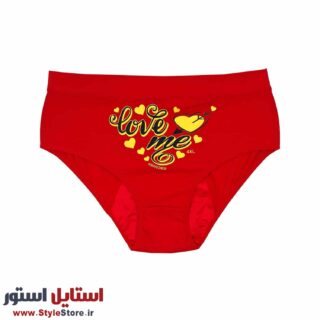 شورتکس زنانه مدل Love Me کد 1365 رنگ قرمز