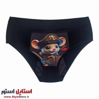 شورتکس زنانه مدل جیب دار کد 1415 رنگ مشکی