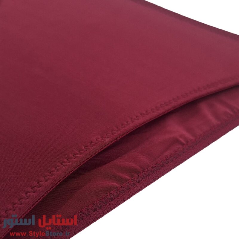 شورت زنانه بندی تانگ کد 1428 رنگ زرشکی