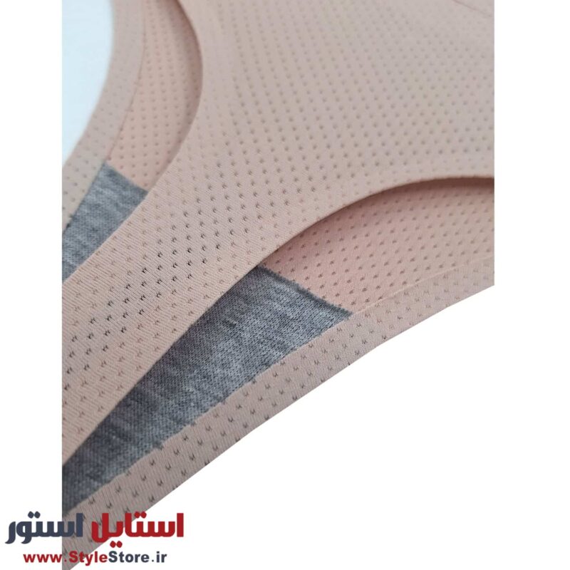 شورت زنانه مدل لامبادا کد SH1430 رنگ کرم