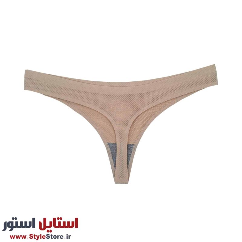 شورت زنانه مدل لامبادا کد SH1430 رنگ کرم