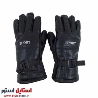 دستکش موتورسیکلت مدل چرم اسپرت کد 1513