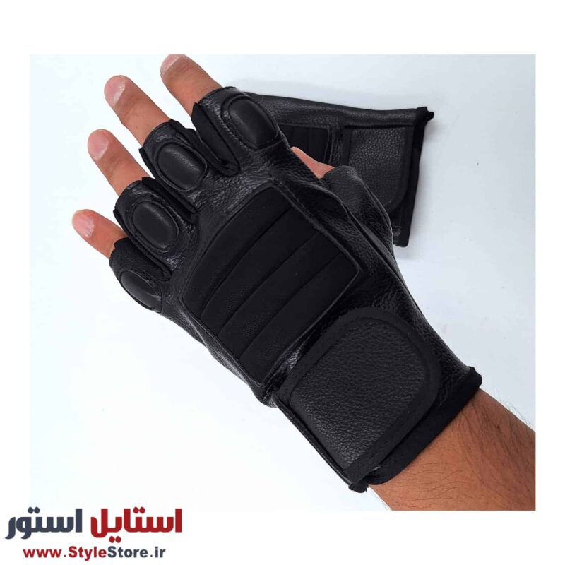 دستکش بدنسازی مدل مخمل کد 1497