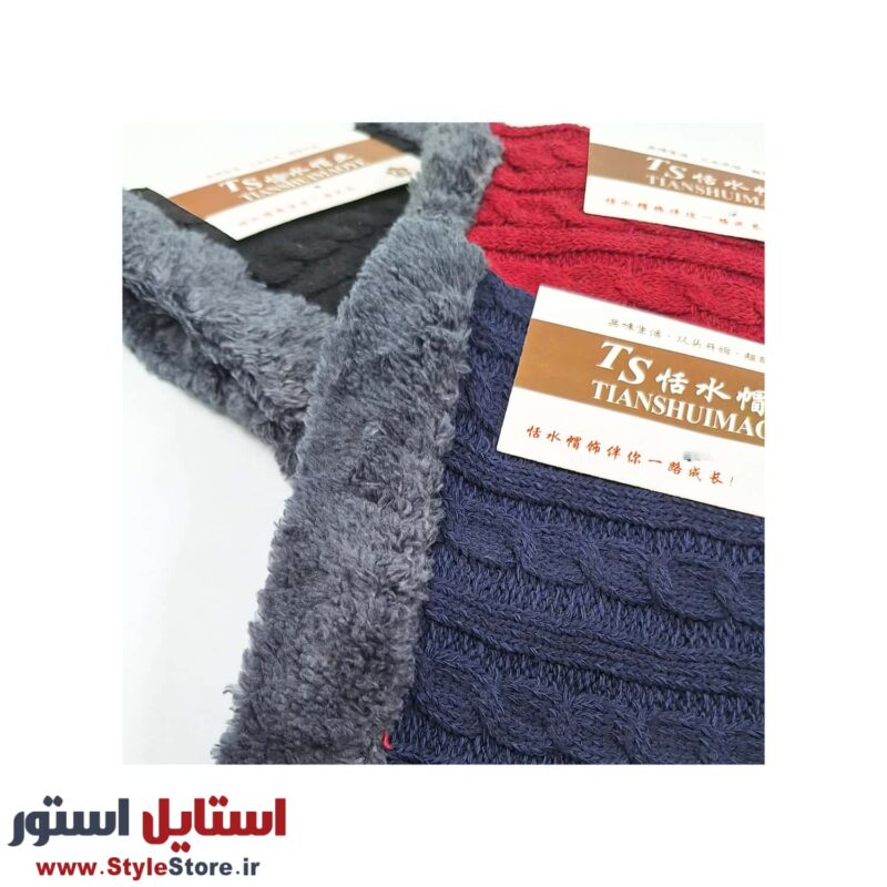 شال گردن بافتنی مردانه مدل RING کد 1506