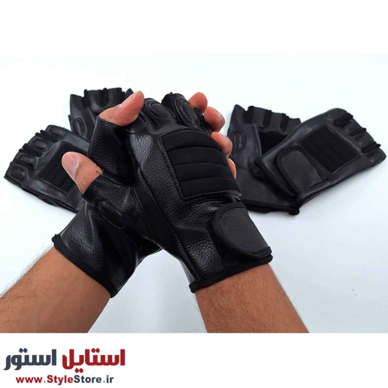 دستکش بدنسازی مدل مخمل کد 1497