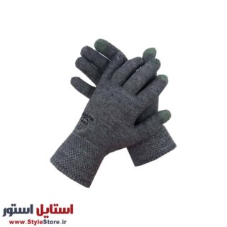 دستکش بافتنی طرح BEASTER رنگ خاکستری