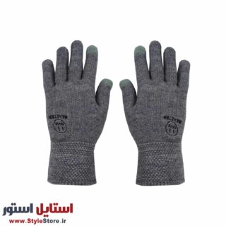 دستکش بافتنی طرح BEASTER رنگ خاکستری