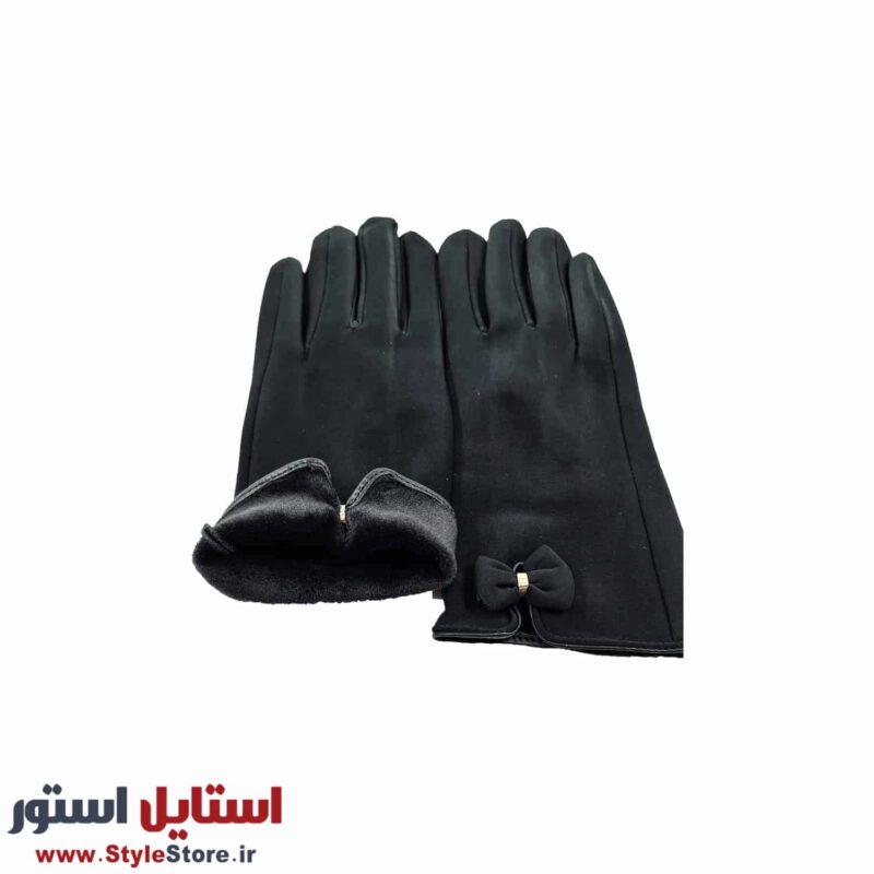 دستکش زنانه مدل پاپیون غواصی کد 1476