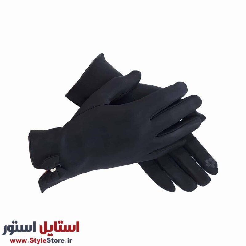 دستکش زنانه مدل پاپیون غواصی کد 1476