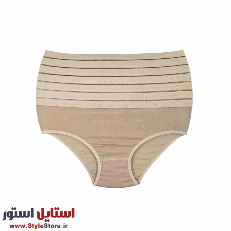 شورت گنی زنانه مدل STYLE کد 1482 رنگ کرم