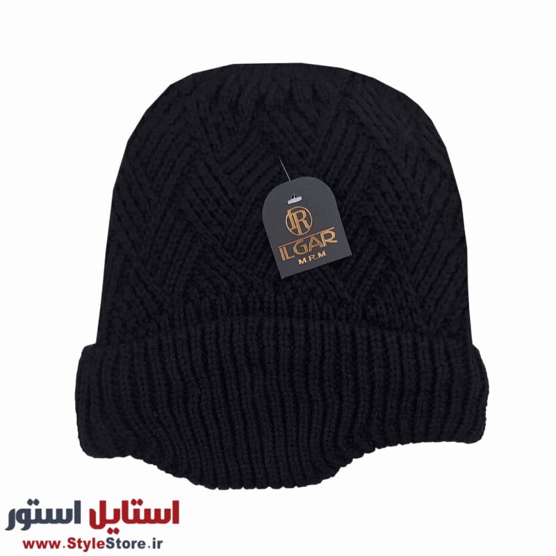 کلاه بافتنی ایلگار مدل گوشی دار کد 1531