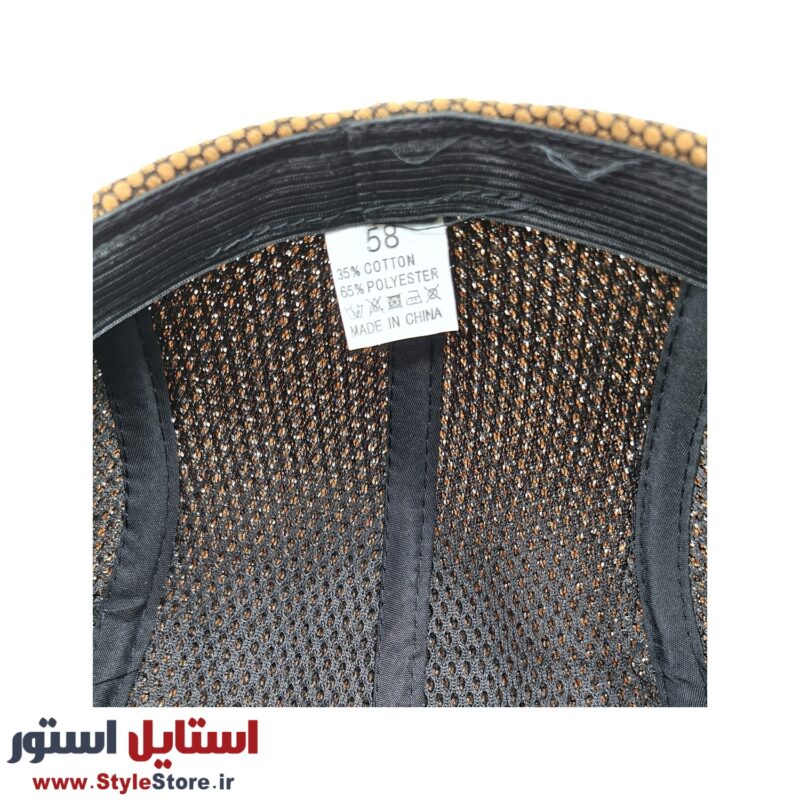 کلاه فلت مردانه مدل CIRCLE کد 15 33رنگ نسکافه ای