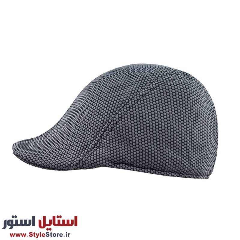 کلاه پیکی بلایندرز مردانه مدل CIRCLE کد 1533 رنگ خاکستری