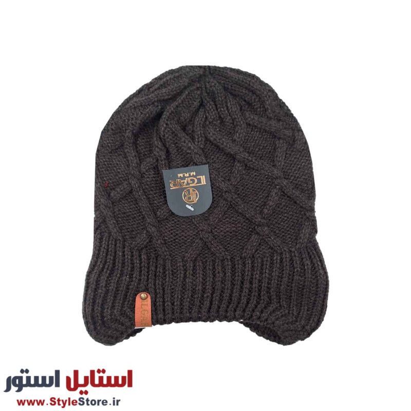 کلاه بافتنی ایلگار مدل رو گوشی کد 1529