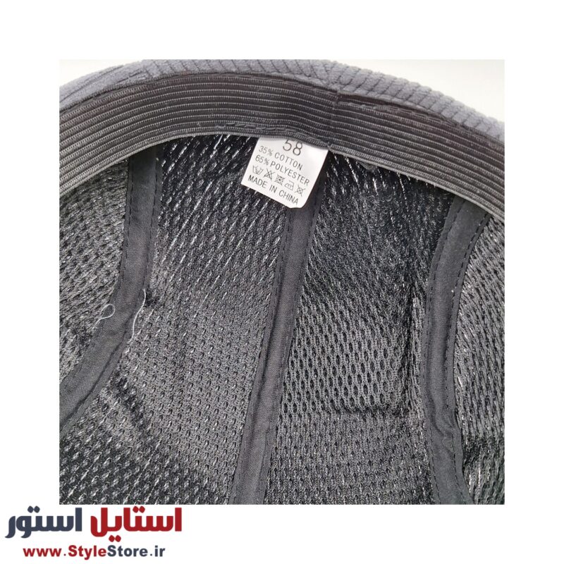 کلاه فلت مردانه مدل کبریتی کد 1532 رنگ خاکستری