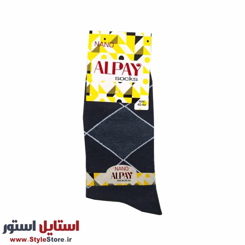 جوراب ساق بلند مردانه مدل Alpay-Loz کد 1460 مجموعه 6 عددی