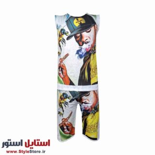 ست تاپ و شلوارک مردانه مدل Hat کد 1555