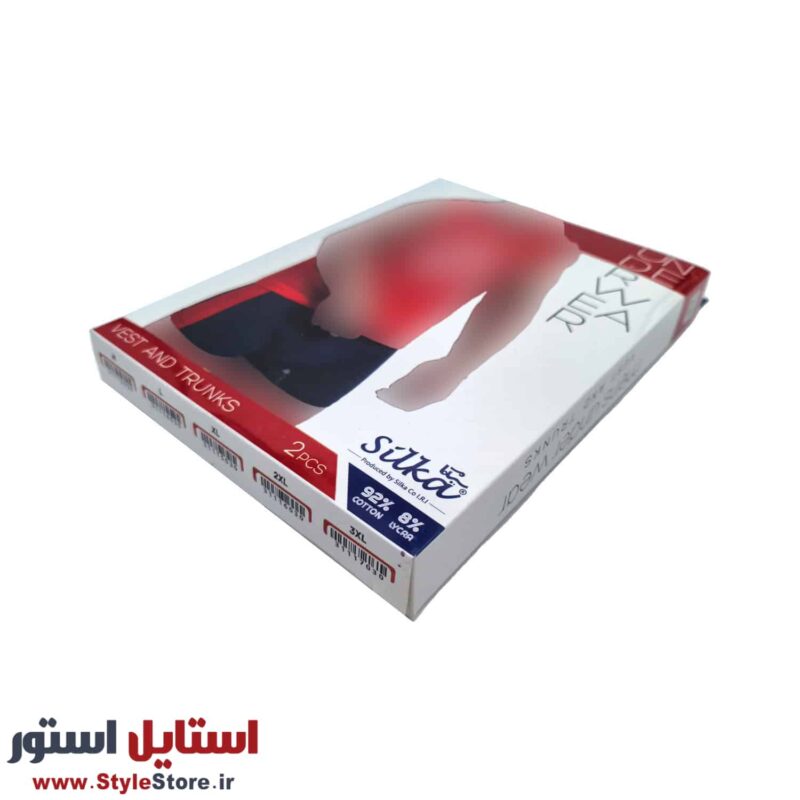ست شورت و زیرپوش مردانه سیلکا مدل 01 کد 1570