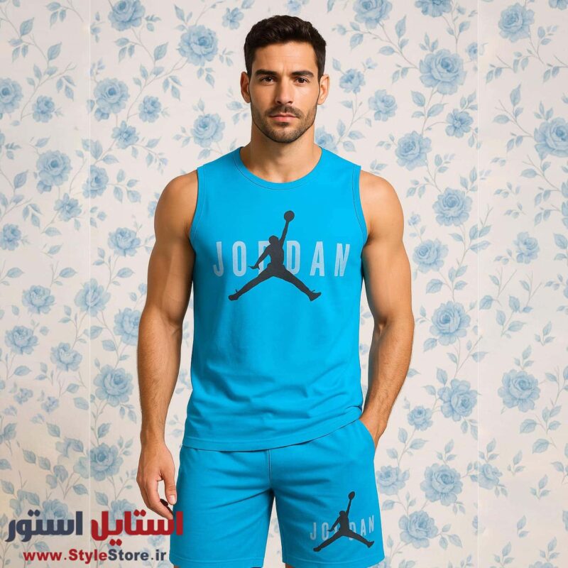 ست تاپ و شلوارک مردانه سیلکا مدل ورزشی کد 1569