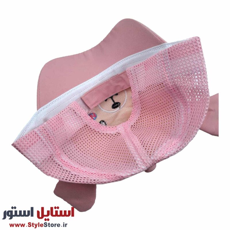 کلاه کپ پسرانه مدل Wait For Me کد 1589 رنگ صورتی