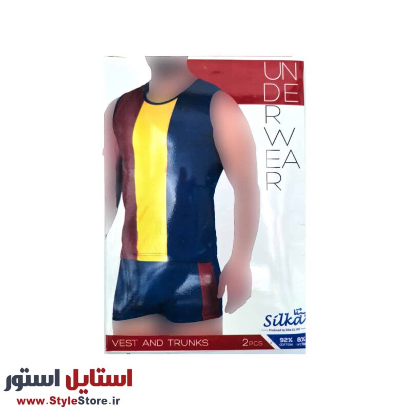 ست شورت و زیرپوش مردانه سیلکا مدل راد