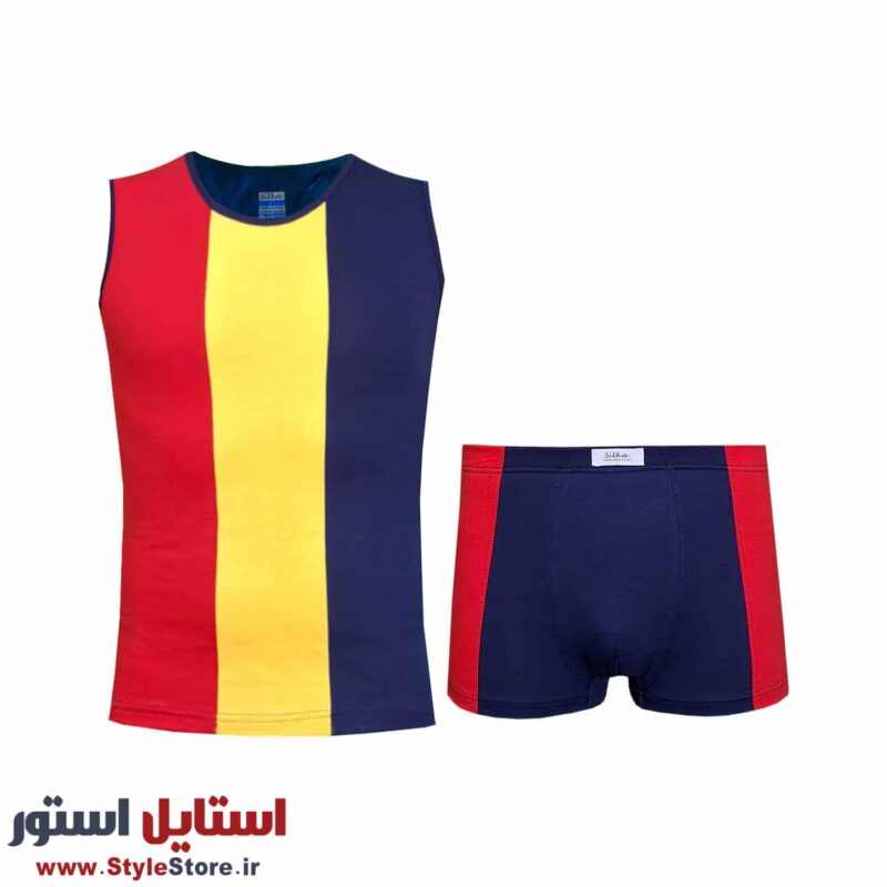 ست شورت و زیرپوش مردانه سیلکا مدل راد کد 1571