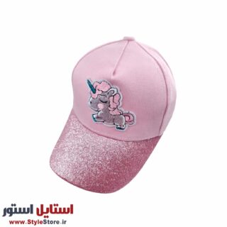 کلاه کپ دخترانه مدل تک شاخ کد 1600